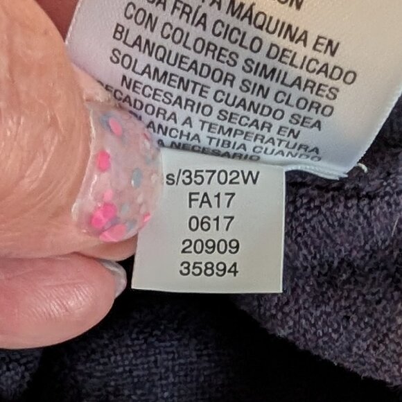 NWT Style & Co Tunic Sweater Size 2X in Dark Grape - Picture 8 of 11